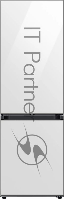 Холодильник Samsung RB34C7B5E12/EF белый стекло двухкамерный 230/114л морозилка снизу, No Frost