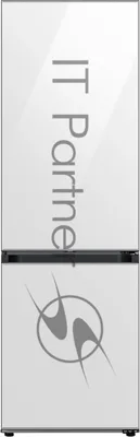 Холодильник Samsung RB34C7B5E12/EF белый стекло двухкамерный 230/114л морозилка снизу, No Frost