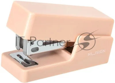Степлер мини Deli ENS083PINK ENS083 Linfini N10 24/6 (15 листов) розовый 15 скоб, металл/пластик блистер