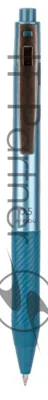 Ручка гелевая автоматическая Deli S18-BL синий, синие чернила, линия 0.5мм, резиновая манжета
