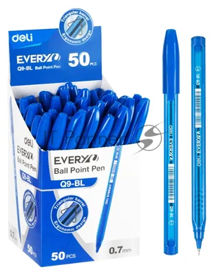 Ручка шариковая Deli EQ9-BL синий, d=0.7мм, синие чернила