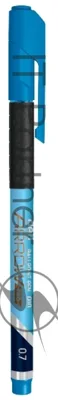 Ручка шариковая Deli Arrow EQ10-BL синий мет./синий, d=0.7мм, синие чернила, резиновая манжета