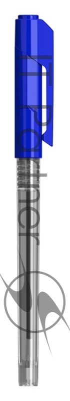 Ручка шариковая Deli Arrow EQ00930 прозрачный/синий, d=0.7мм, синие чернила, синий