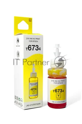Чернила NVPrint T6734 (NV-C13T67344A) для аппаратов Epson (70 мл) Yellow (в коробке) совместимые