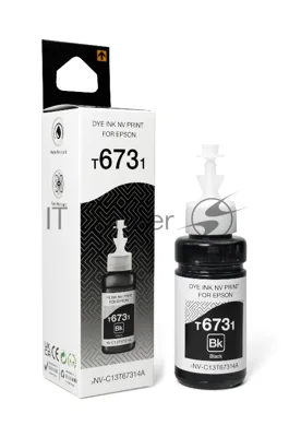 Чернила NVPrint T6731 (NV-C13T67314A) для аппаратов Epson (70 мл) черный (в коробке) совместимые