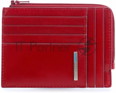 Чехол для кредитных карт Piquadro Blue Square PU1243B2R/R красный натур.кожа