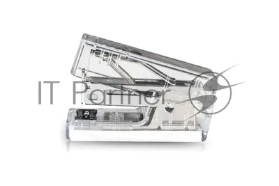 Степлер Deli NS083F-TR Nusign 24/6 26/6 (12листов) прозрачный 50скоб коробка