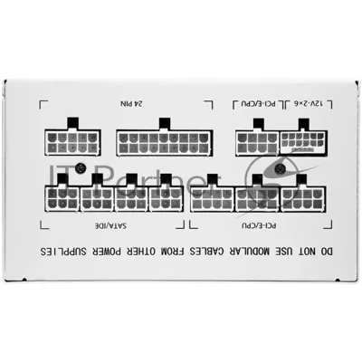 Блок питания Bloody BD-PS750G, 750Вт, 80 PLUS Gold, 120мм, белый