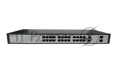 Коммутатор ORIGO OS2228/A1A, 26×1 Гбит/с + 2×1 Гбит/с SFP, неуправляемый