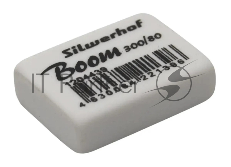 Ластик Silwerhof Boom 300/80 181146 26х18.5х8мм каучук термопластичный белый