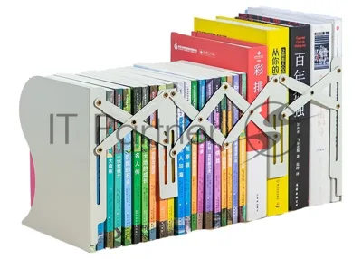 Подставка-ограничитель для книг Deli 78631GREY серый