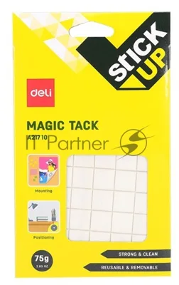 Пластины клеевые Deli EA21710 75гр корп.желтый блистер Stick UP