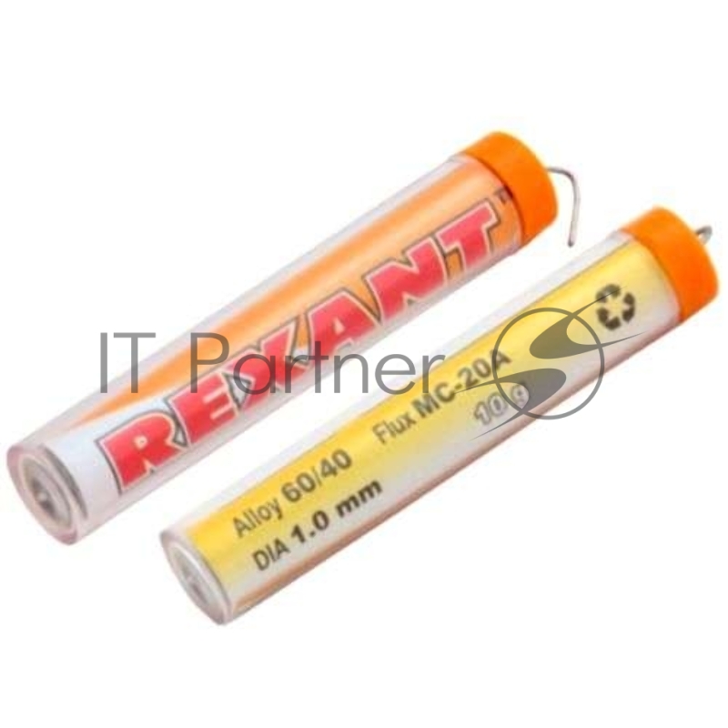 Припой с канифолью Rexant 10 гр.d=1.0 мм (Sn60 Pb40 Flux 2.2%)