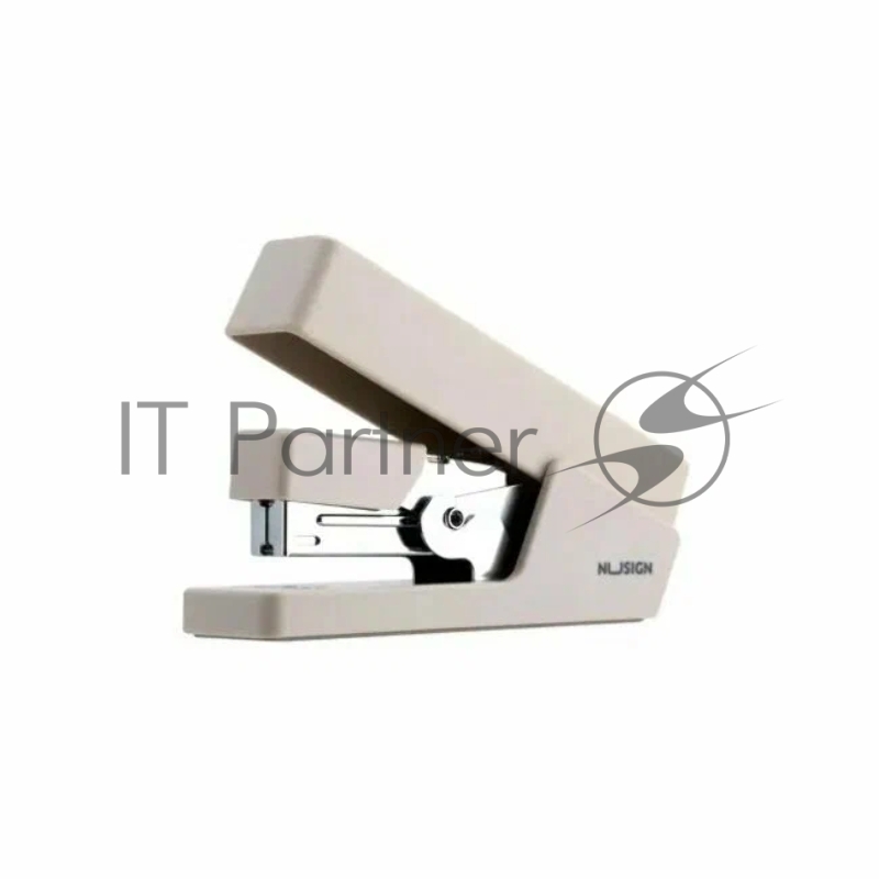 Степлер Deli ENS081GREY Nusign 24/6 26/6 (25 листов) серый 100 скоб, коробка