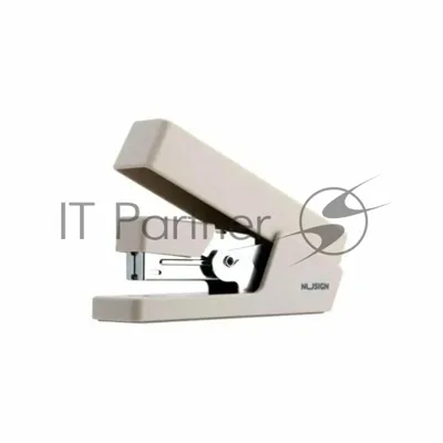 Степлер Deli ENS081GREY Nusign 24/6 26/6 (25 листов) серый 100 скоб, коробка