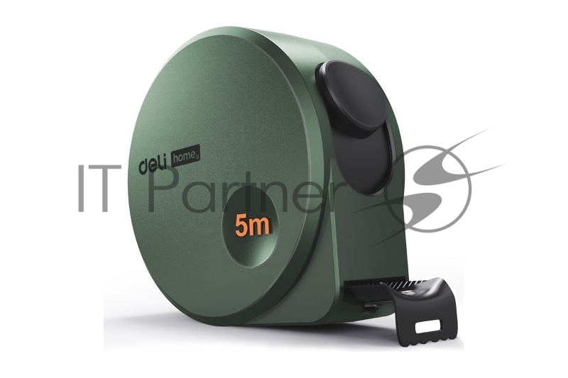 Рулетка Home Series Green HT8519L 5м х 19мм, эксклюзивный дизайн, корпус - высококачественный софттач пластик