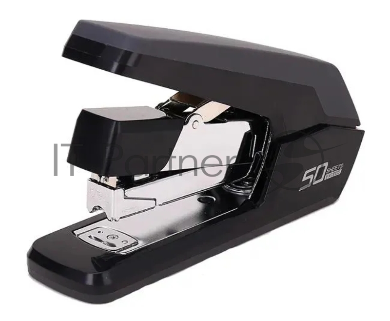 Степлер настольный Deli E0371black Exceed 24/6 26/6 26/8 (50 листов) снижение усилия, черный, 100 скоб, коробка