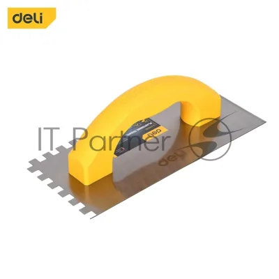 Кельма зубчатая прямоугольная Deli DL509310 230х100мм
