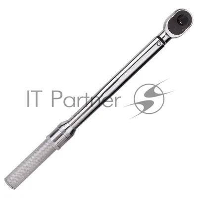 Динамометрический ключ предельный Deli DL-YN-2010020-100Нм, 1/2";, головка Cr-Mo, 72 зуба, точность +/- 3%, противоскользящая рукоятка, кейс