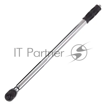 Динамометрический ключ предельный Deli DL-YN-60300 60-300Нм, 1/2";, головка Cr-Mo, 72 зуба, точность +/- 3%, противоскользящая рукоятка, кейс