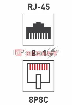 Разъем Rexant RJ-45(8P8C) под витую пару, UTP, CAT 6, с вставкой (50шт)