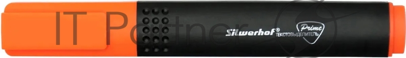 Текстовыделитель Silwerhof Prime 108031-06, скошенный пишущий наконечник, 1-4мм, оранжевый, коробка