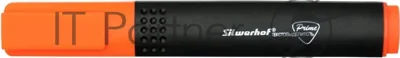 Текстовыделитель Silwerhof Prime 108031-06, скошенный пишущий наконечник, 1-4мм, оранжевый, коробка