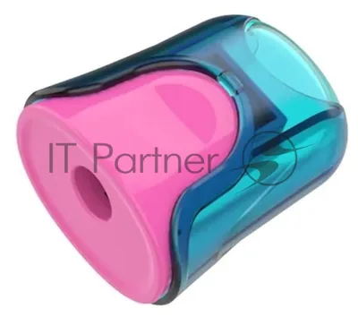 Точилка для карандашей ручная Deli ER01000 U-touch, 1 отверстие, пластик, ассорти, дисплей