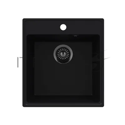 Кухонная мойка Maunfeld Perla 460 MFQS-460B черный