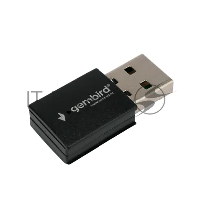 Сетевой адаптер Wi-Fi+Bluetooth Gembird WNP-UA-017, 150 Мбит, мини, USB, 802.11b/a/g/n/ac, RTL87
