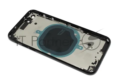 Задняя крышка (стекло) в сборе со стеклом камеры для Apple iPhone SE2, iPhone SE3 черный