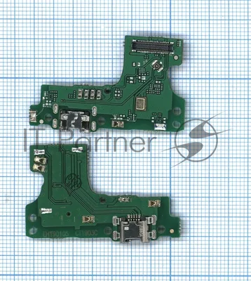 Плата разъема питания с микрофоном для Huawei Y6 prime 2019