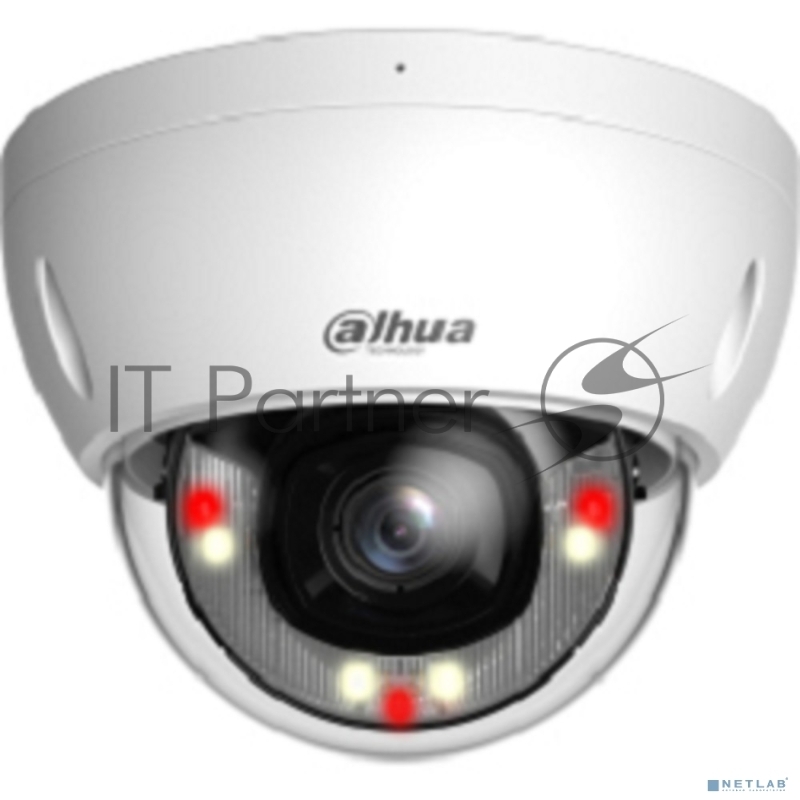 Камера видеонаблюдения Dahua DH-IPC-HDBW2249EP-S-IL-0280B, IP, 2 Мп, 2.8 мм, белая