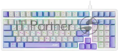 Клавиатура проводная Acer OKW304 (ZL.KBDCC.01V), USB, белый