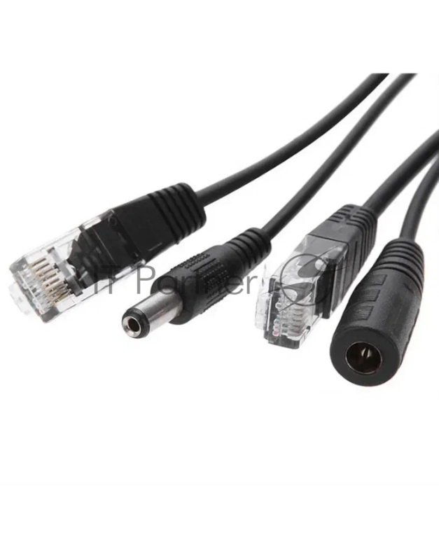 Passive PoE инжектор и сплиттер до 60V. Комплект позволяет подать данные и питание на IP устройства без поддержки PoE. Рабочее напряжение: 5V-60V DC. Скорость передачи данных: 10/100 Мбит/с. Пины питаниия PoE: 4,5(+) 7,8(-). Разъем для данных: RJ45 (8P8C). Разъем питания: DC2.1x5.5мм. Размеры (ШхВхГ): 38x17x17мм + кабель 17см. Рабочая температура: -30... +75°C.
