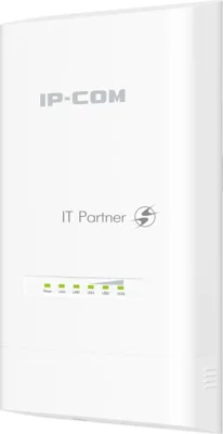 Наружная точка доступа IP-COM CPE12, 5 ГГц, до 867 Мбит/с, IP65, 1х12dbi, PoE, 2х1 Гбит/с, молниезащита 6000В