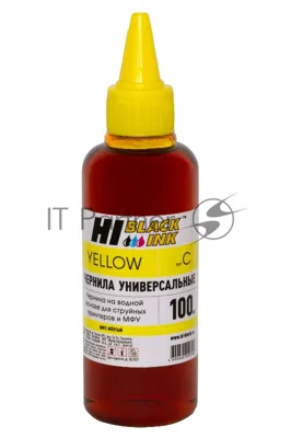 Чернила Hi-Black универсальные для Canon (Тип C-V1), Y, 0,1 л.