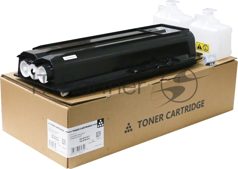 Тонер-картридж + бункер отработки (PK2/PK3, без чипа) TK-475 для KYOCERA FS-6025MFP/6030MFP/6525MFP/6530MFP, TASKalfa 255/305 CET, 520г, 15000 стр., CET8175