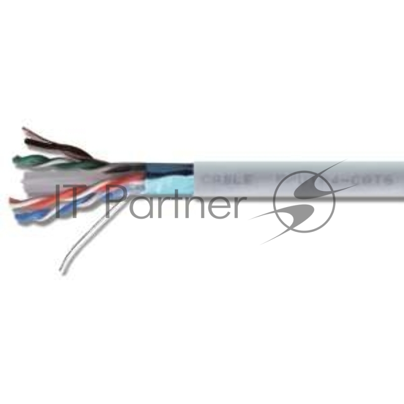 Кабель витая пара Rexant U/UTP cat.5e 1х2х24AWG solid CU PVC сер. (м)