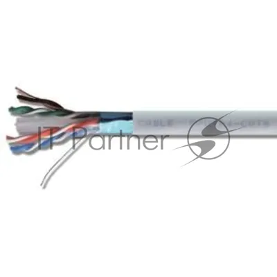 Кабель витая пара Rexant U/UTP cat.5e 1х2х24AWG solid CU PVC сер. (м)