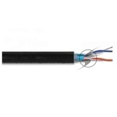 Кабель витая пара PROconnect U/UTP cat.5e 2х2х24AWG solid CCA PVC сер. (м)