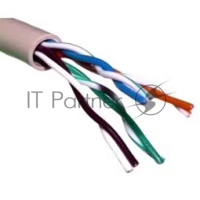 Кабель витая пара Rexant U/UTP cat.5e 4х2х24AWG solid CU PVC сер. (м)
