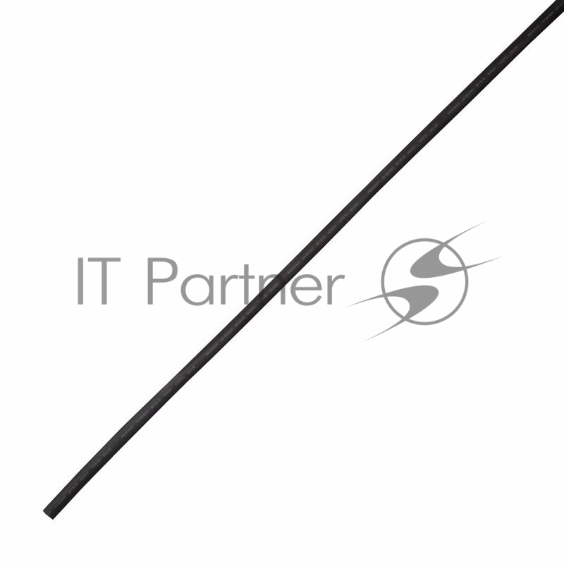 Трубка термоусадочная Rexant двустенная клеевая 12/3 (4:1) 1м черный