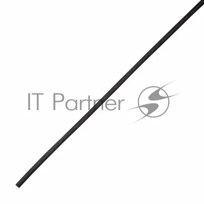 Трубка термоусадочная Rexant двустенная клеевая 12/3 (4:1) 1м черный
