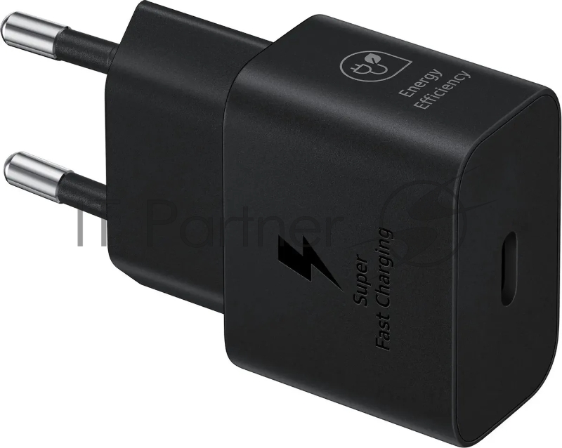 Сетевое зарядное устройство Samsung EP-T2510 25W Type-C черный + cable