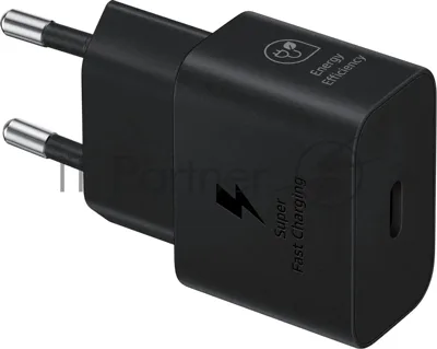 Сетевое зарядное устройство Samsung EP-T2510 25W Type-C черный + cable