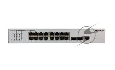 Коммутатор ORIGO OS3118/A2A, 16×1 Гбит/с + 2×1 Гбит/с SFP, управляемый