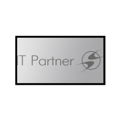 Экран для проектора S'OK SCFRV-332x186G 150" 16:9 на бархатной раме, High Contrast Gray, черная рама