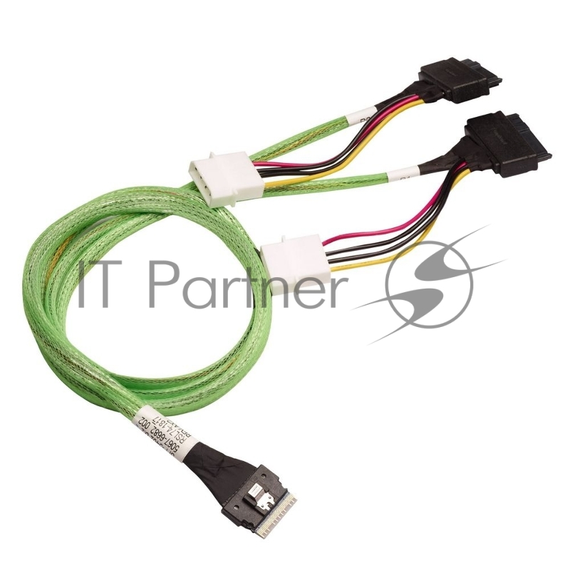 Кабель ACD-60005-ZC Slimline SASx8 (SFF8654) -to- 2x U.2 Direct, 1M, (аналог Broadcom 05-60005-00) 80