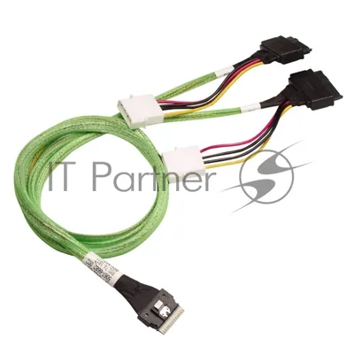 Кабель ACD-60005-ZC Slimline SASx8 (SFF8654) -to- 2x U.2 Direct, 1M, (аналог Broadcom 05-60005-00) 80